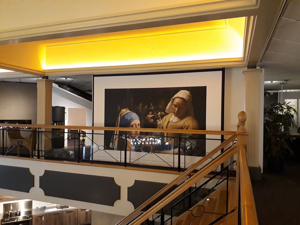 la fille à la perle - La laitière - Johannes Vermeer par Lia Morcus