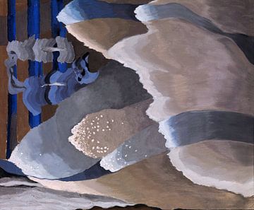 Arthur Dove, reikende golven, 1929 van Atelier Liesjes