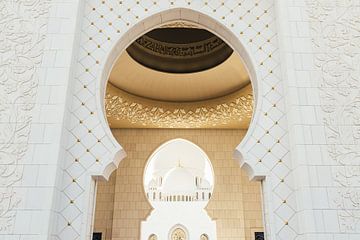 Grand Zayed Moskee ingang van Tijmen Hobbel