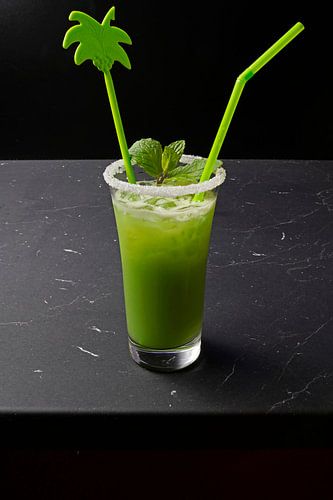 Wodka ontmoet sinaasappel banaan curacao.