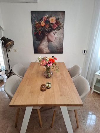 Romantic portrait in vintage style