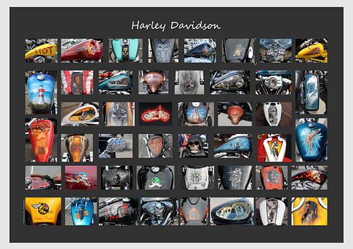 Harley Davidson - Collage