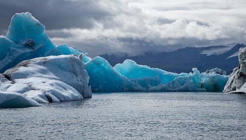 Lac de glace Jokulsarlon Islande sur Menno Schaefer