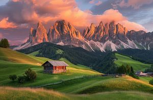 Unberührte Natur, sommerliche Alpen