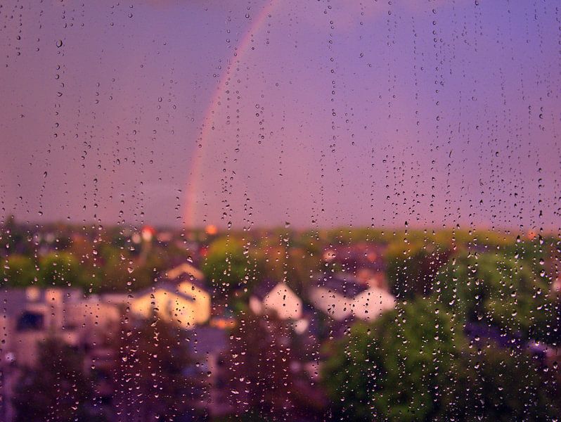 Regenboogvenster van Edgar Schermaul