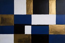 Motif abstrait géométrique en couleur sur Art & Soul Creations