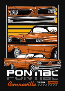 Pontiac Bonneville Muscle Car van Adam Khabibi