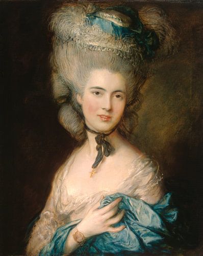 Frau in Blau, Thomas Gainsborough.