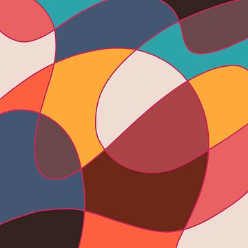 Kleuren Spelen met lijnen en oppervlakken van Lindenthal.ART