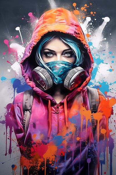 Graffiti Girl by PhotoArtistWinni