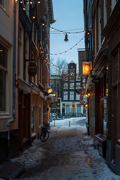 Amsterdam in the winter by Manuuu