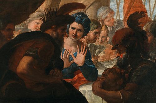 Herode and Herodias receive the head of Saint John the Baptist, Paolo Pagani