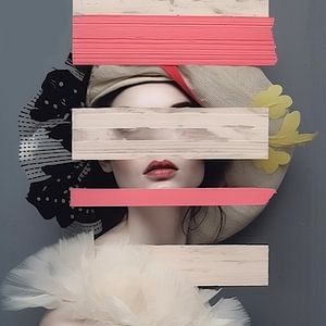 Modeporträt "Anonymous" mit Fluor