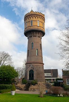Historische watertoren aan de Oostsingel in het centrum van Woerden van Robin Verhoef