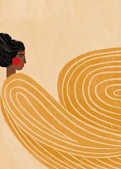 Die Frau mit den gelben Streifen