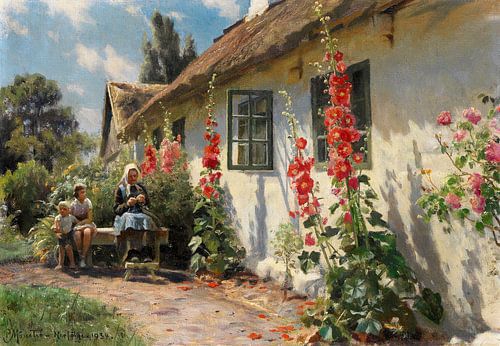 Zomerdag in Herfølge, Peder Mørk Mønsted