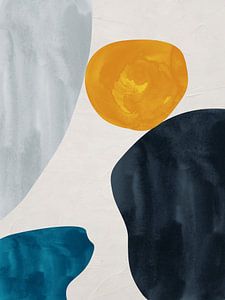 Organische abstrakte Kunst – Erdtöne