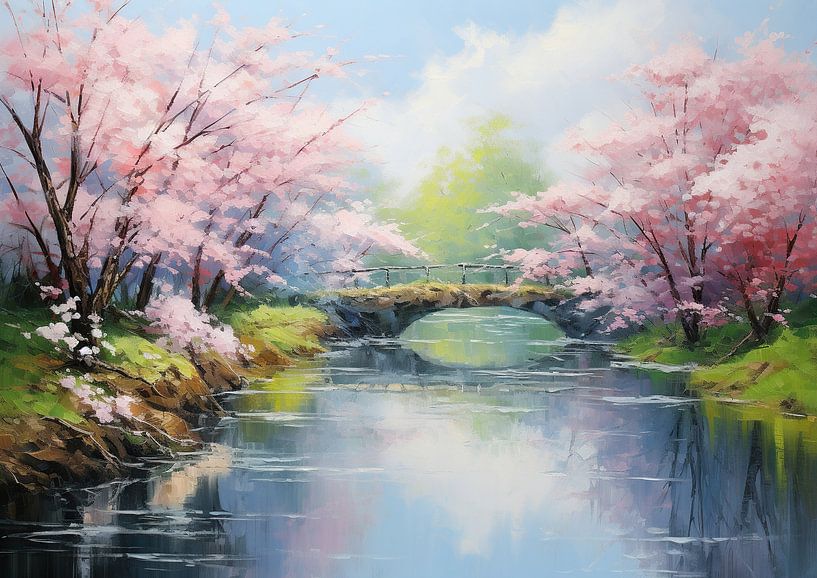 View of Japan by Abstract Painting