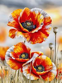 Les coquelicots - Une botanique flamboyante