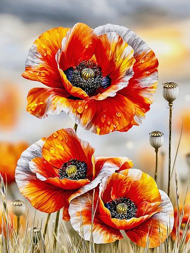 Les coquelicots - Une botanique flamboyante