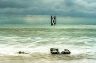 Storm at Westkapelle by Frank Laurens thumbnail