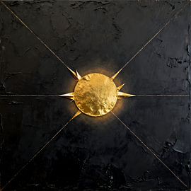 Midnight Aurum 2 van Johannas Art Creations