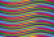 Mozaïek van kubussen in verschillende kleuren van Jolanta Mayerberg thumbnail