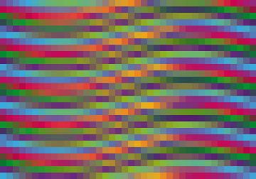 Mozaïek van kubussen in verschillende kleuren