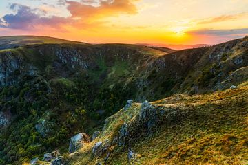 Zonsondergang in de Vogezen van Daniela Beyer