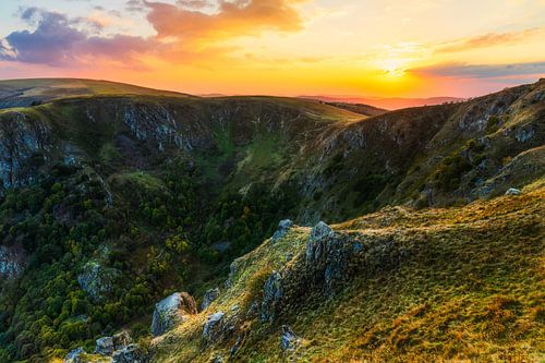 Sunset in the Vosges