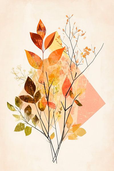 Herbstliche Harmonie – Blättertraum von Poster Art Shop