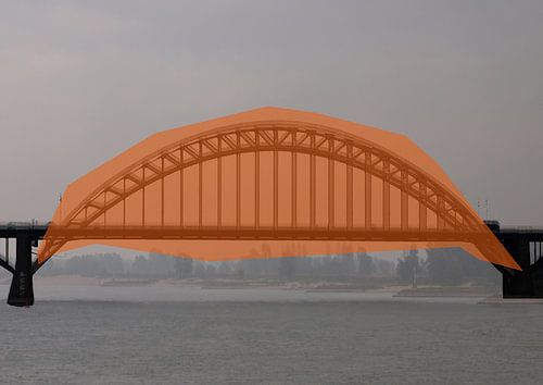 The Waal Bridge (orange)