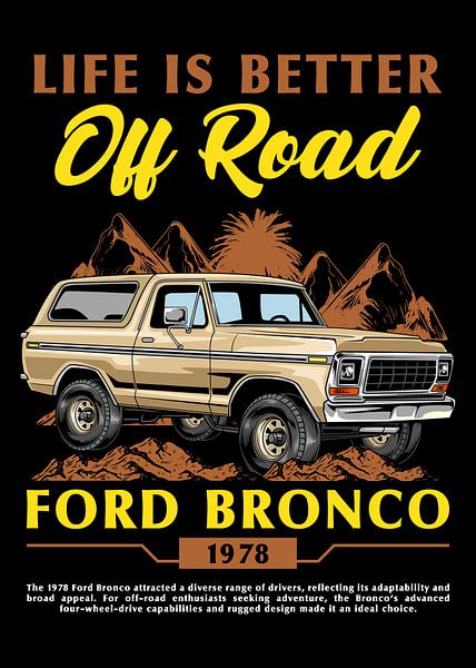 1978 Ford Bronco Car by Adam Khabibi