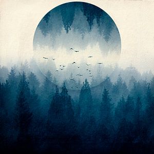 Heart And Soul - Nebel Wald von Dirk Wüstenhagen