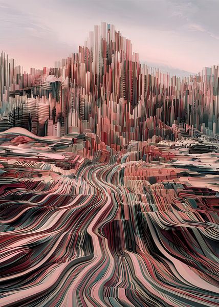 Abstrakte Stadt von Andreas Magnusson