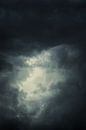 cloudy gloomy sky opens up by Besa Art thumbnail