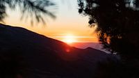 Sunset over the Spanish Mountains