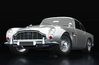 Aston Martin DB5 vue trois quarts par Jan Keteleer Aperçu