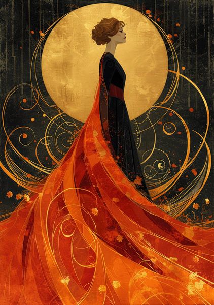 Art Deco Gold Print Poster par Niklas Maximilian