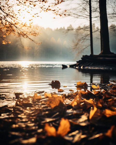 Herfstwandeling van fernlichtsicht