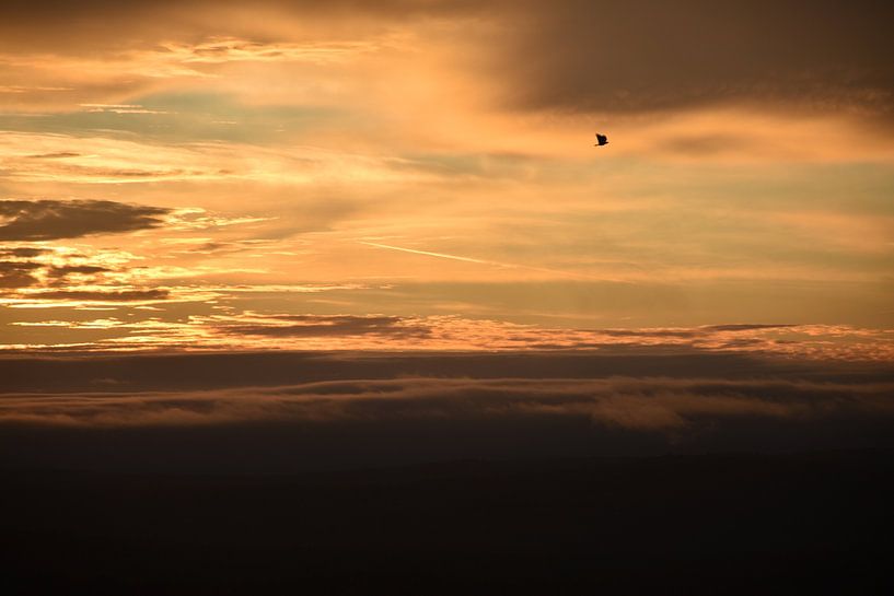 At the dawn of an autumn morning by Claude Laprise