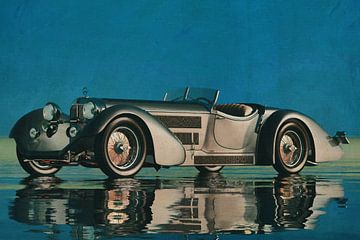 Mercedes SSK 710 uit 1930 van Jan Keteleer