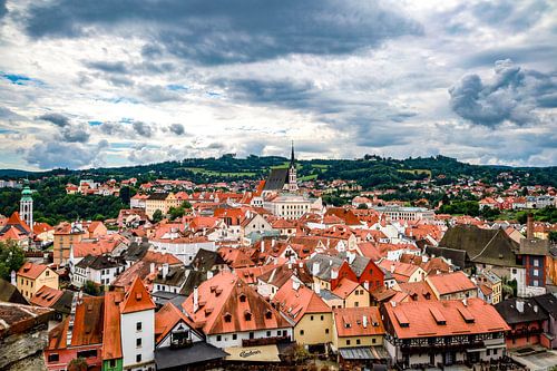 Uitzicht over Český Krumlov