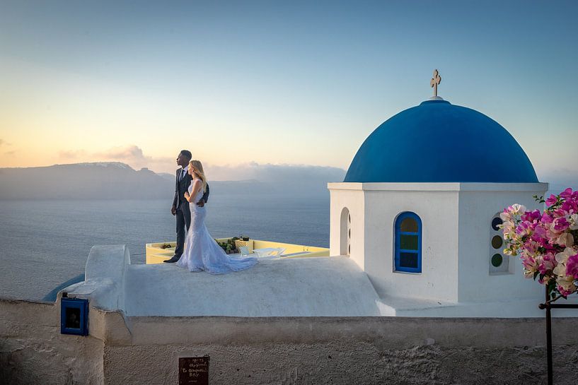 Oia Santorini Bruiloft van Mario Calma