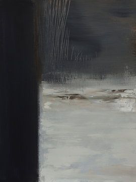 Contemporary Abstract Landscape - Veil of Silence by Marina Kozyr