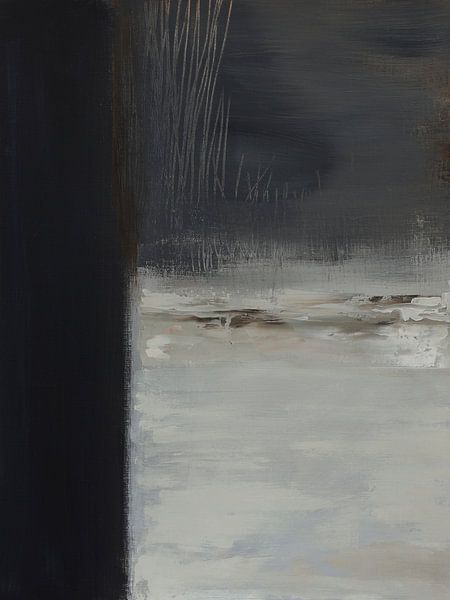 Contemporary Abstract Landscape - Veil of Silence by Marina Kozyr