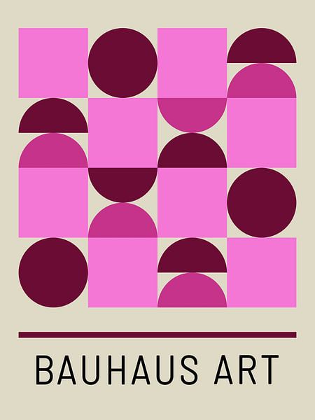 Bauhaus, The pink style by Hilde Remerie Photography and digital art