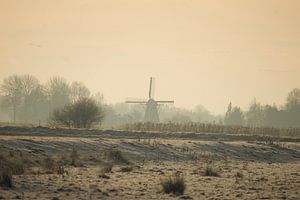 Moulin hollandais à Slochteren sur Brenda Verboekend