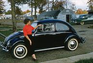 Vintage foto VW Kever 1956 van Jaap Ros thumbnail