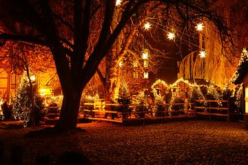 Kerstmarkt Lüneburg, Duitsland van Jan Nuboer
